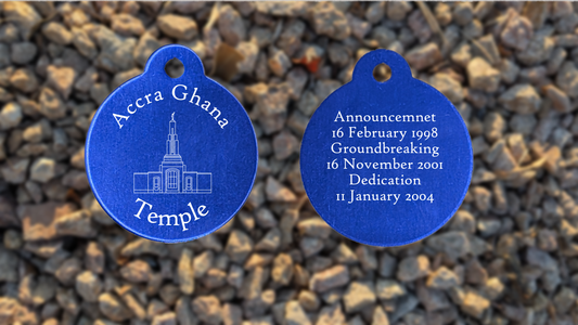 Accra Ghana Temple Medallion