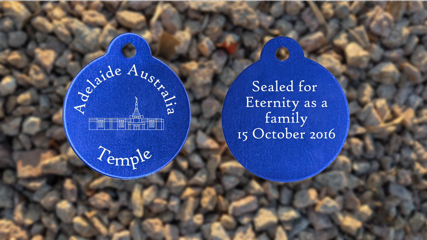 Adelaide Australia Temple Medallion