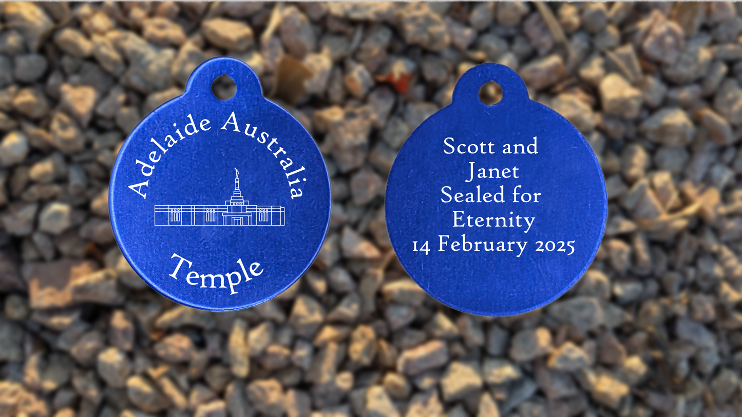 Adelaide Australia Temple Medallion