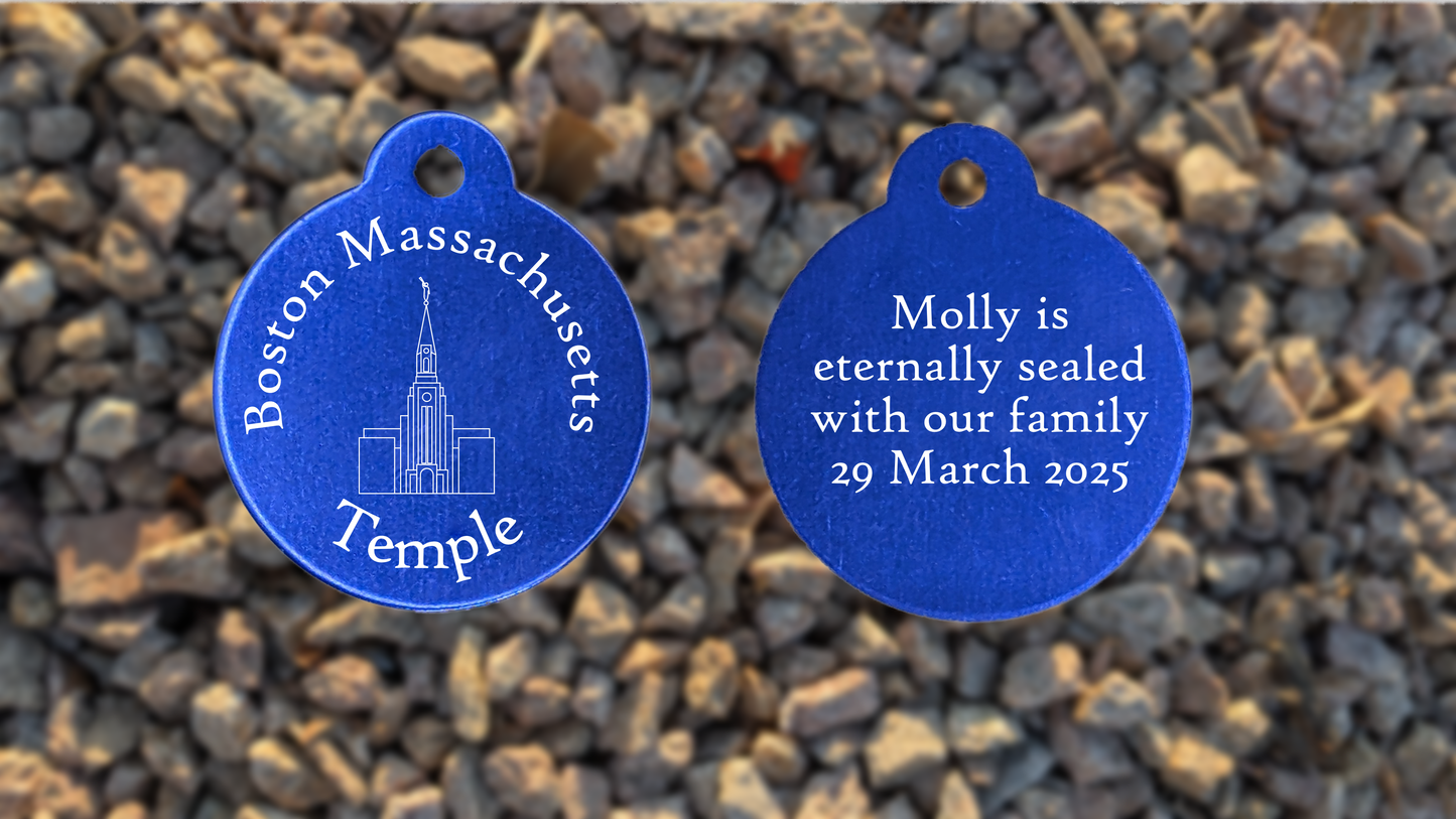 Boston Massachusetts Temple Medallion