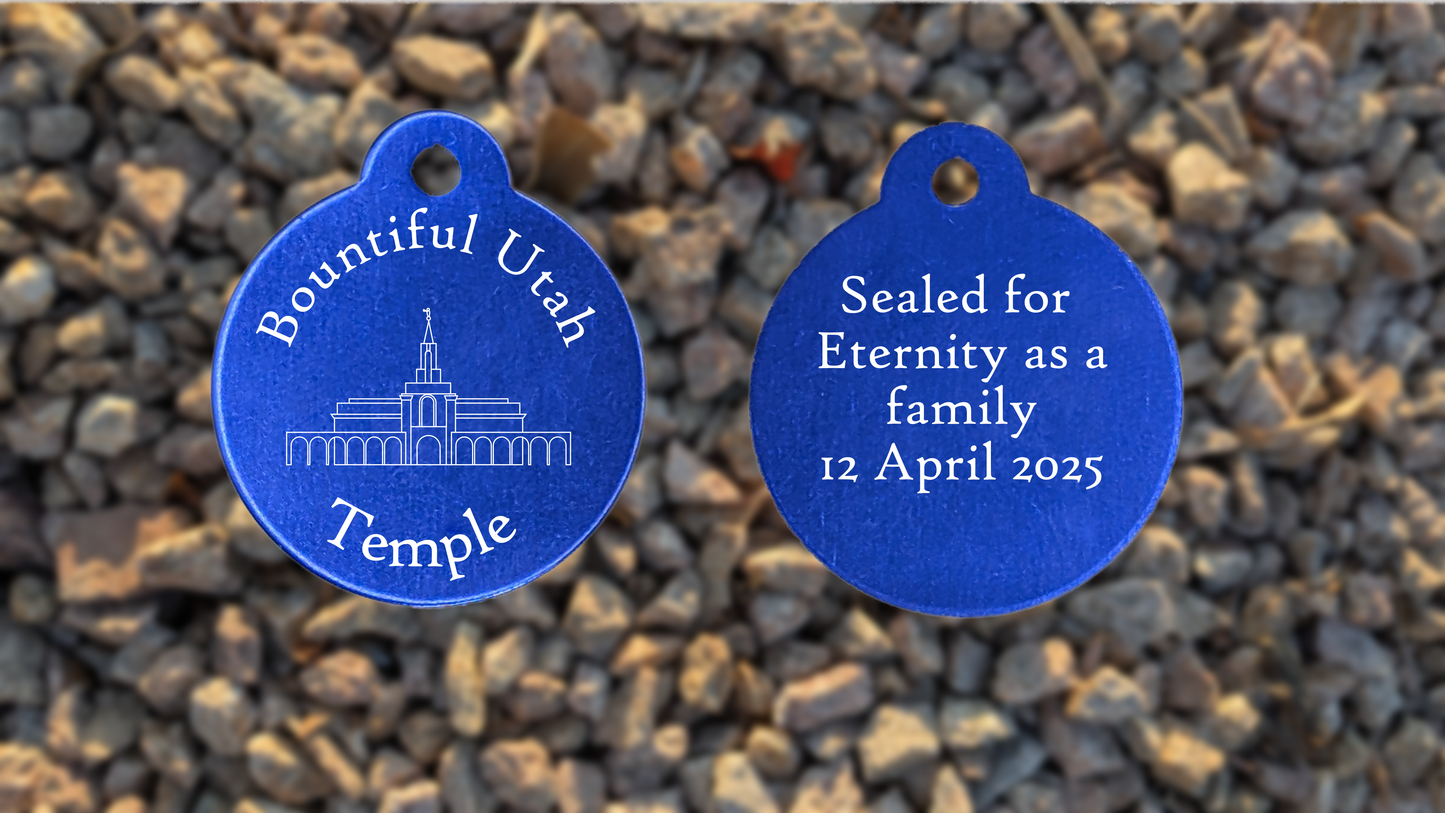 Bountiful Utah Temple Medallion