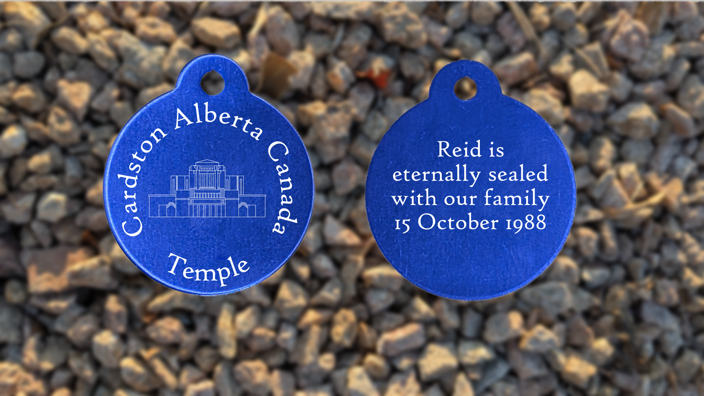 Cardston Alberta Temple Medallion