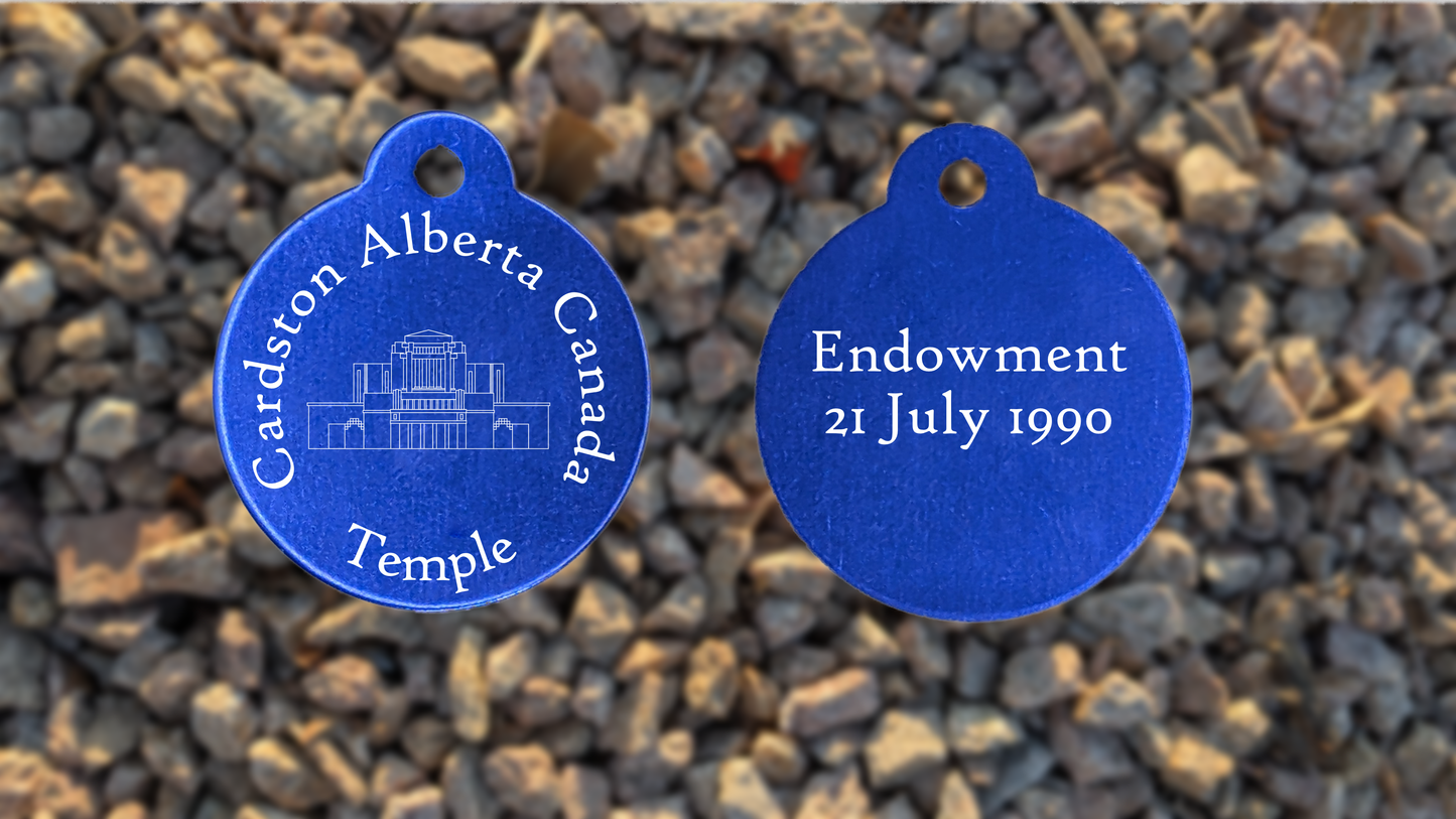 Cardston Alberta Temple Medallion