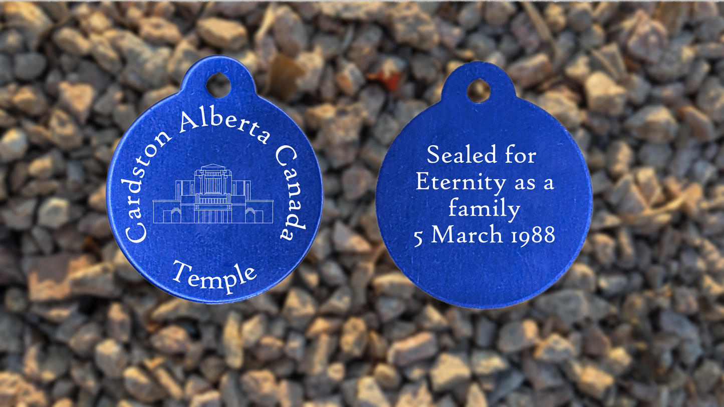 Cardston Alberta Temple Medallion