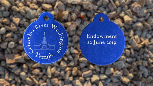 Columbia River Washington Temple Medallion