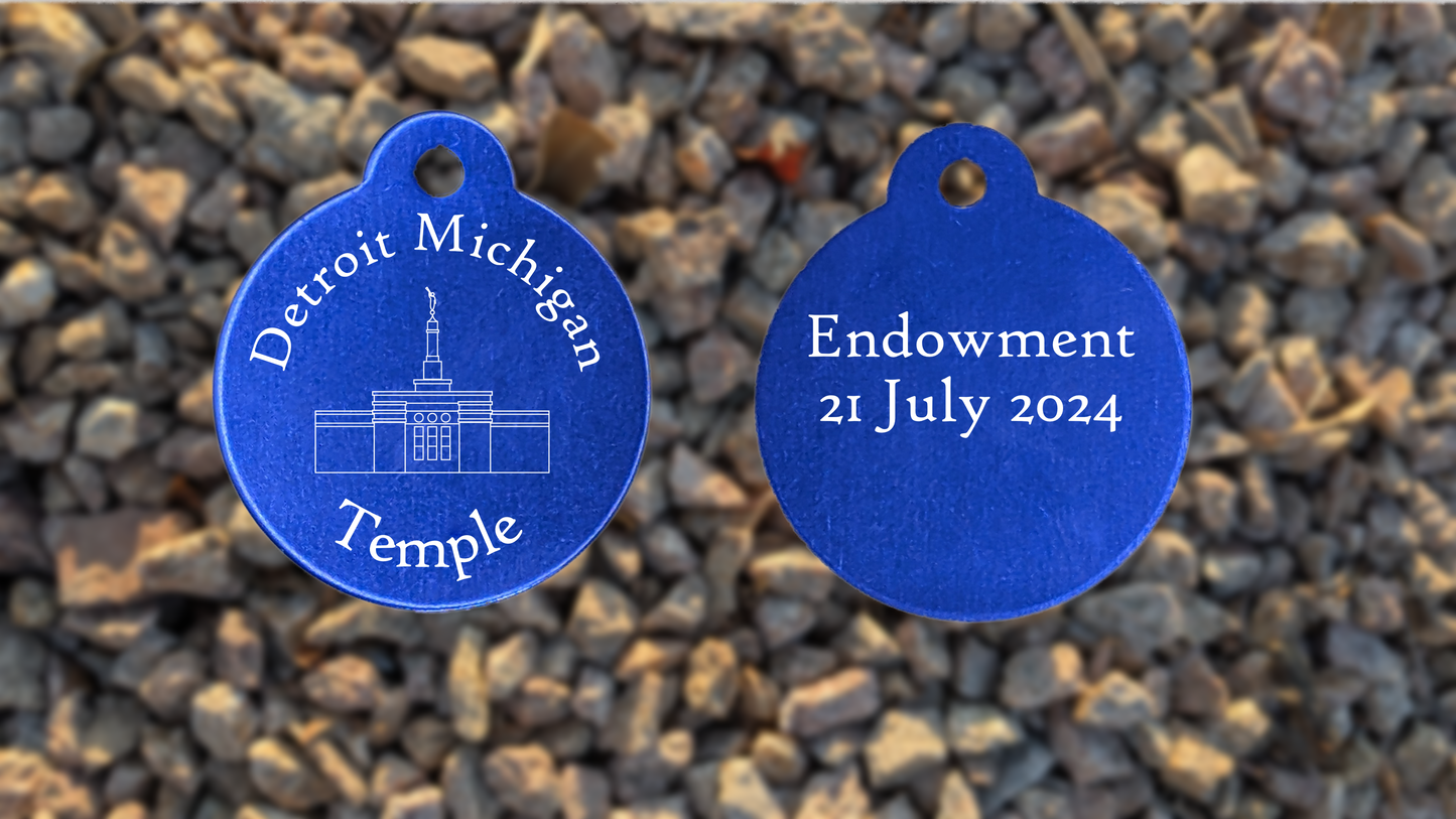 Detroit Michigan Temple Medallion