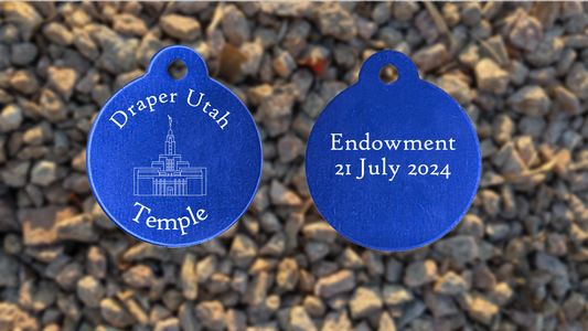 Draper Utah Temple Medallion