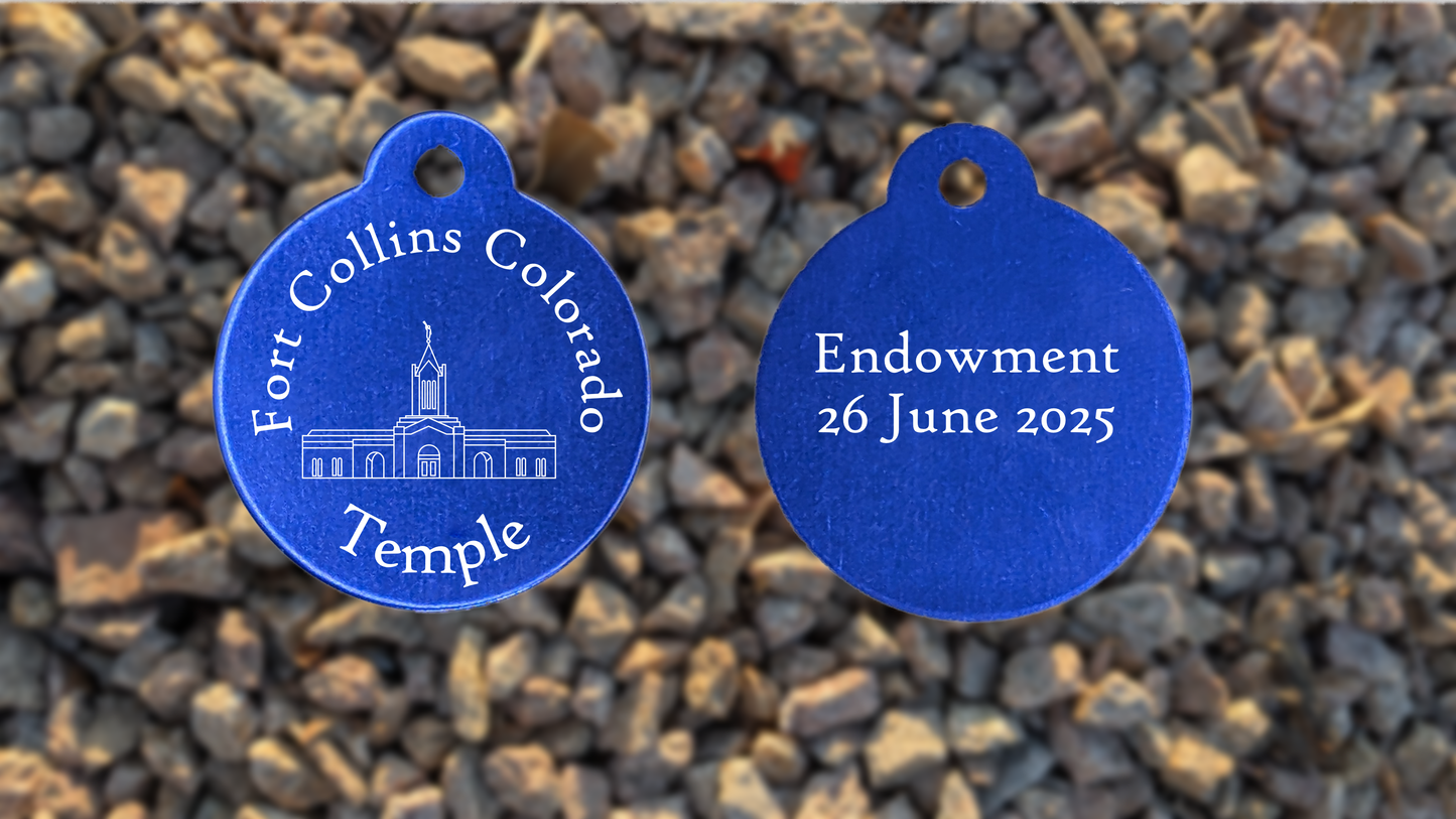 Fort Collins Colorado Temple Medallion