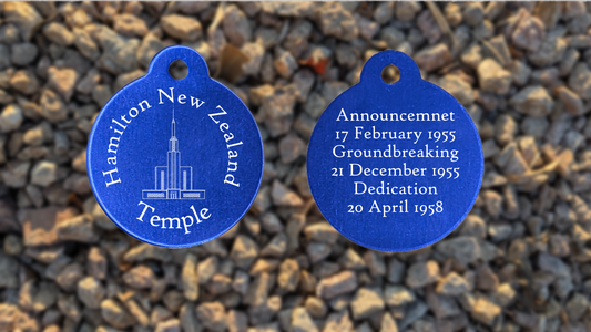Hamilton New Zealand Temple Medallion