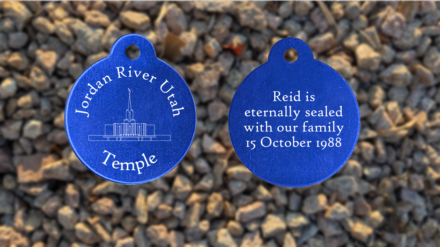 Jordan River Utah Temple Medallion