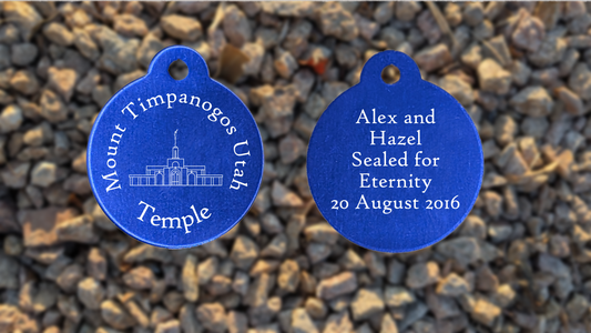 Mount Timpanogos Utah Temple Medallion