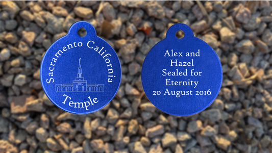 Sacramento California Temple Medallion