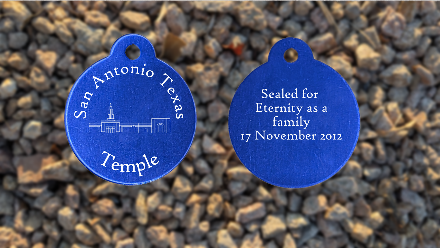 San Antonio Texas Temple Medallion