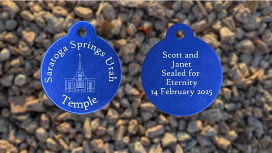 Saratoga Springs Utah Temple Medallion