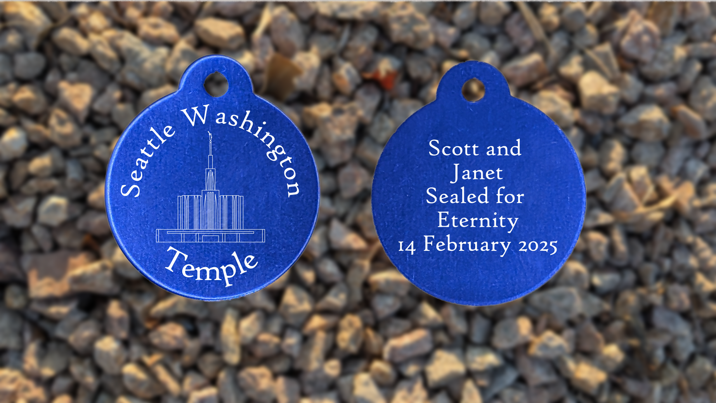 Seattle Washington Temple Medallion