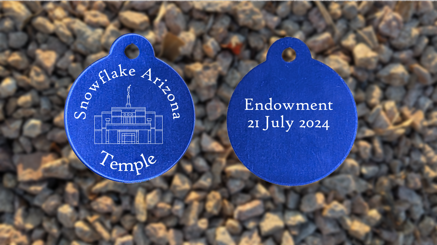 Snowflake Arizona Temple Medallion