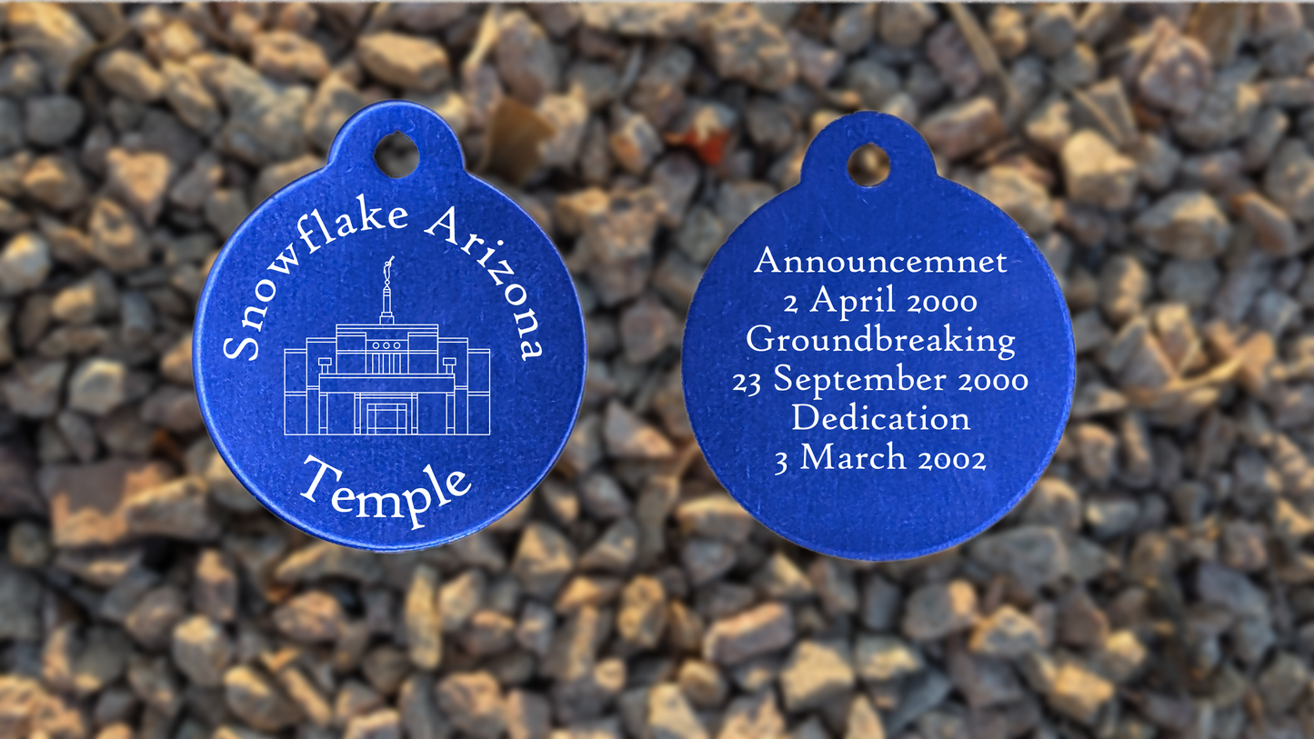 Snowflake Arizona Temple Medallion