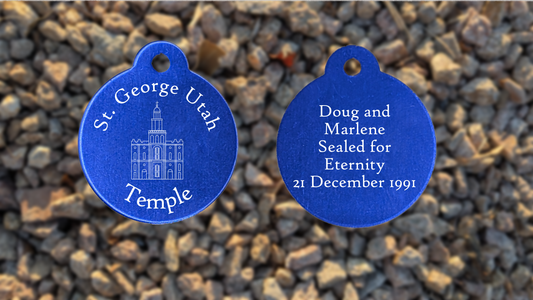 St. George Utah Temple Medallion