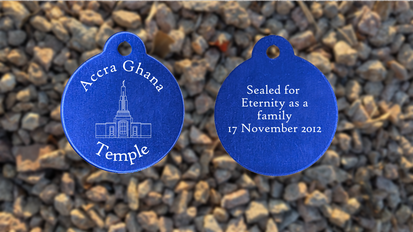Accra Ghana Temple Medallion