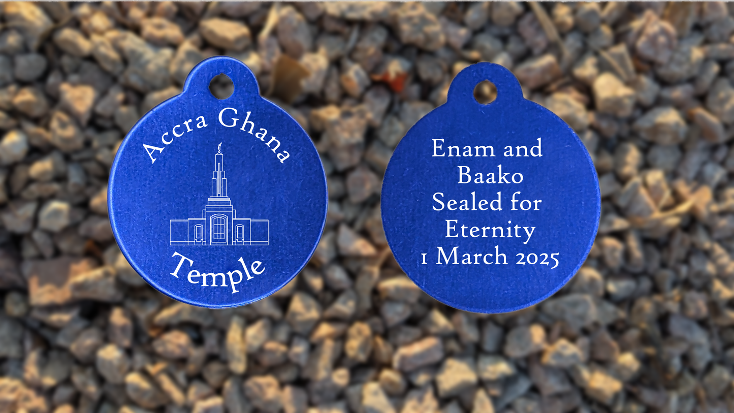 Accra Ghana Temple Medallion