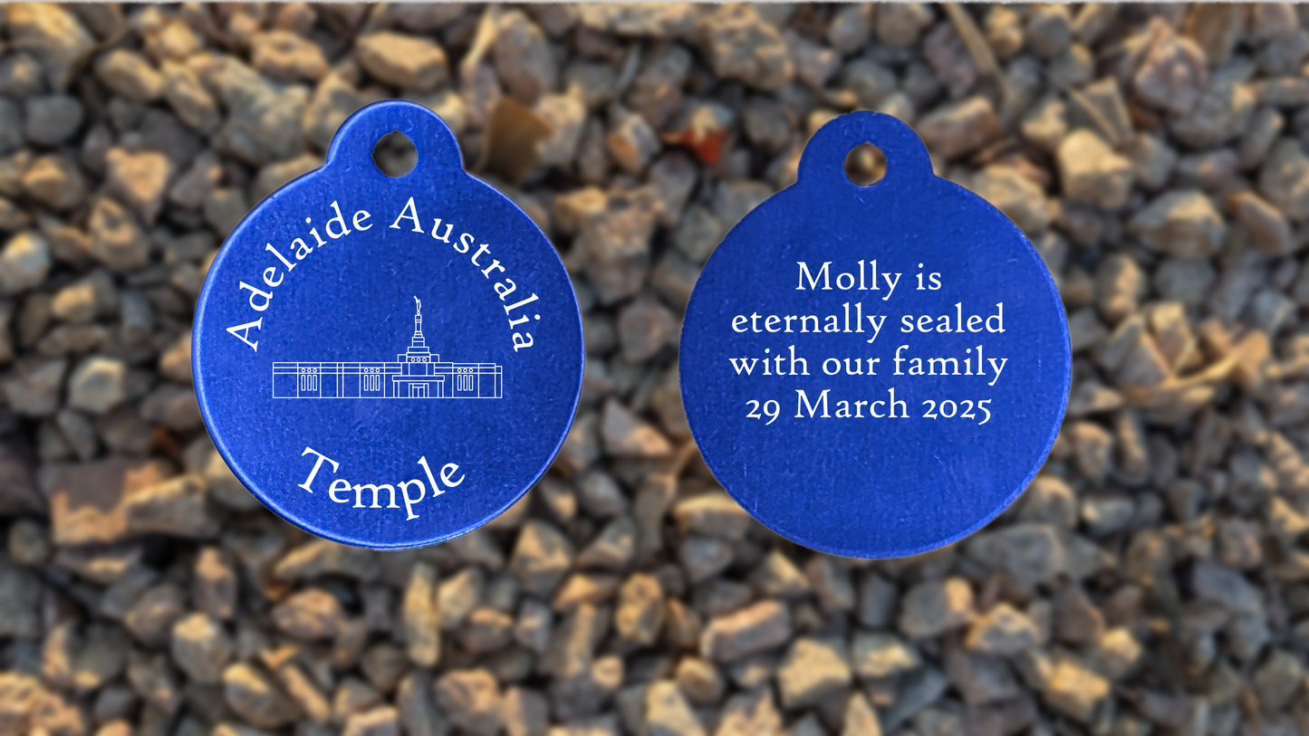 Adelaide Australia Temple Medallion