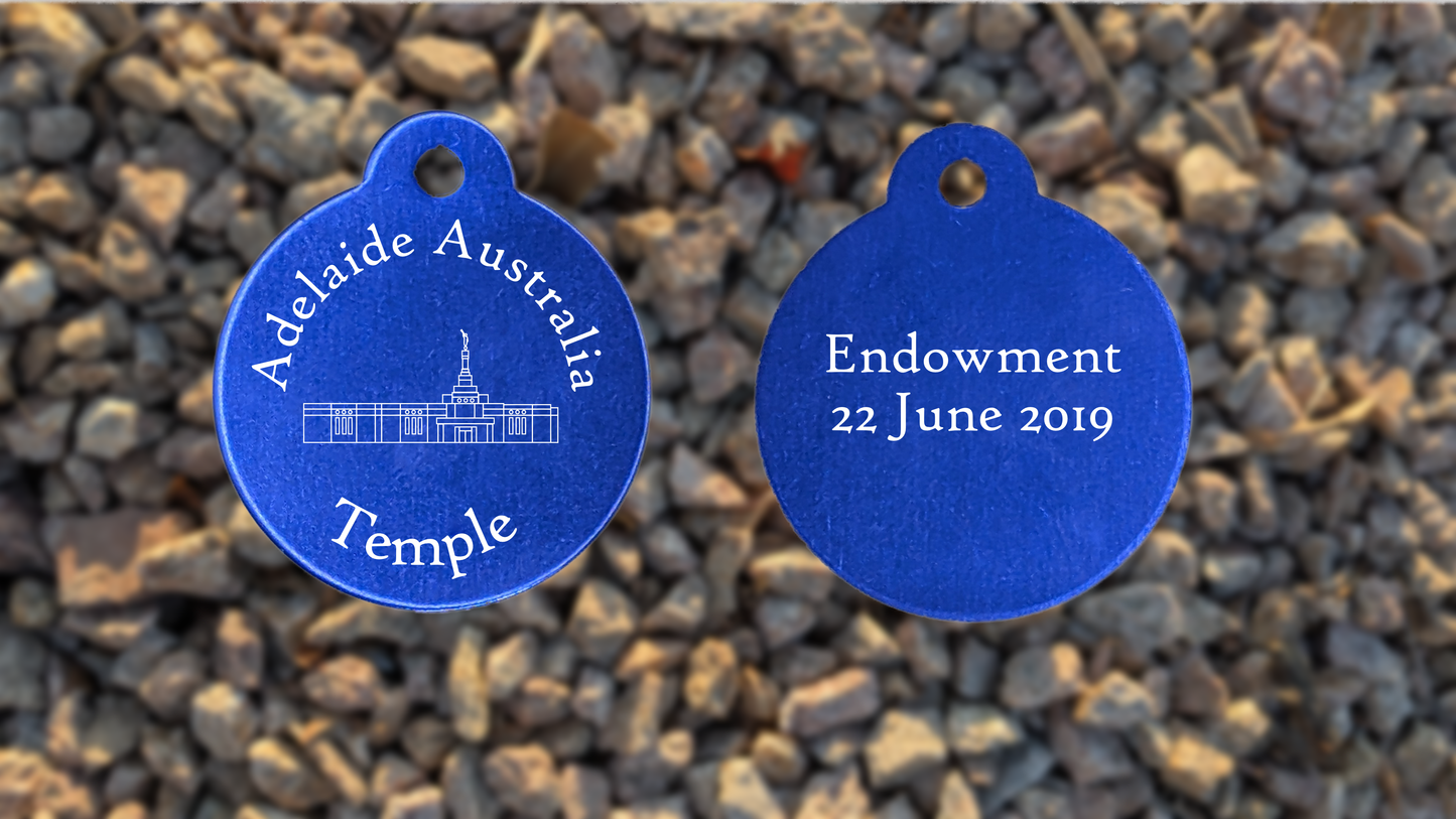 Adelaide Australia Temple Medallion