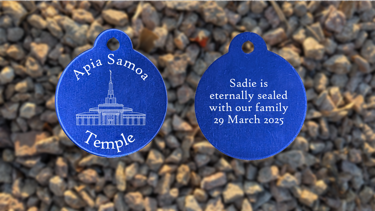 Apia Samoa Temple Medallion
