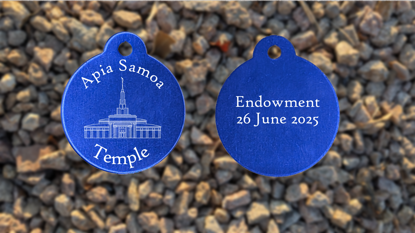 Apia Samoa Temple Medallion