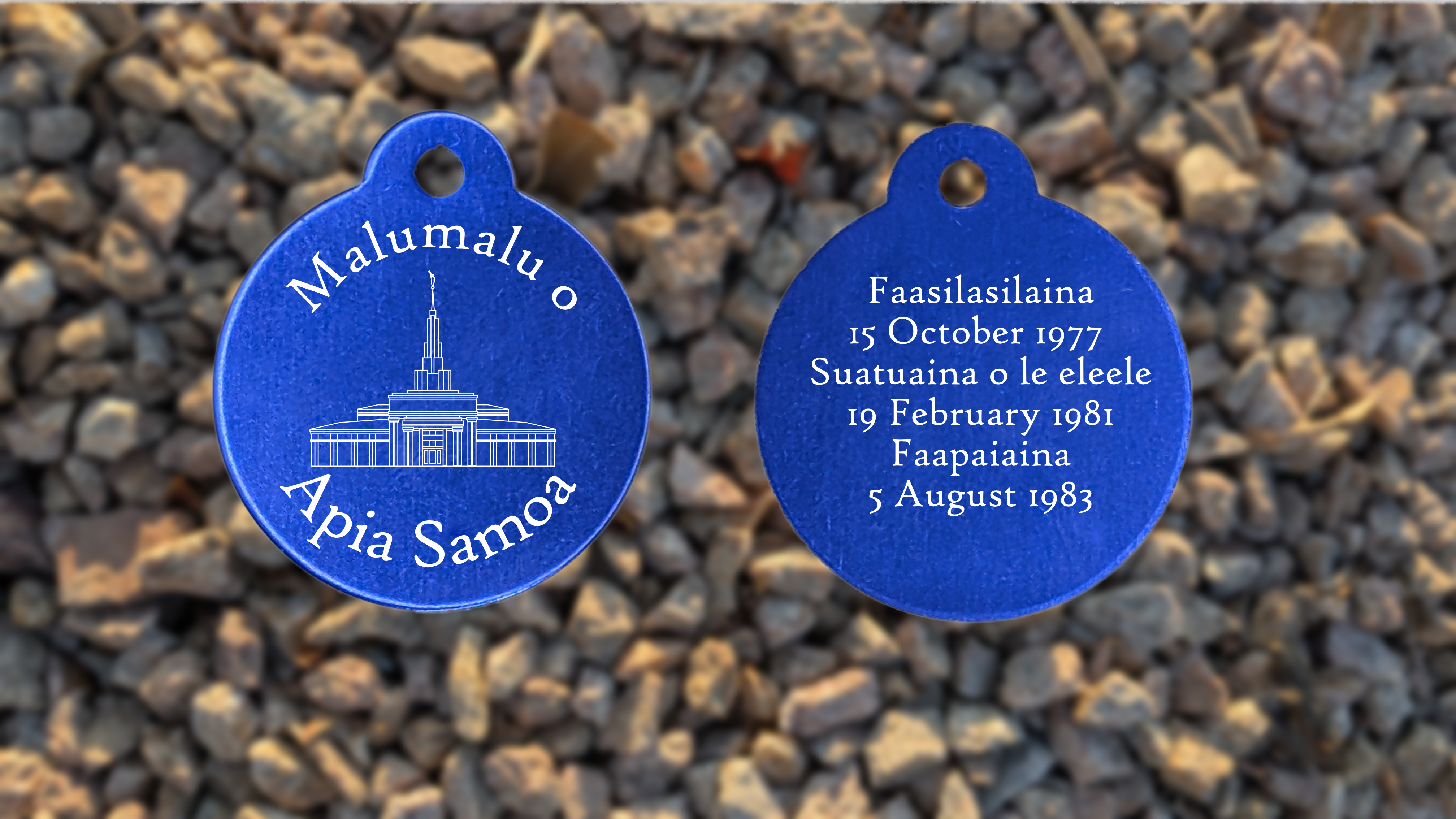 Apia Samoa Temple Medallion – Curious Works