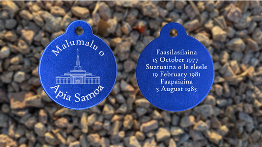 Apia Samoa Temple Medallion