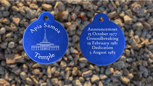 Apia Samoa Temple Medallion
