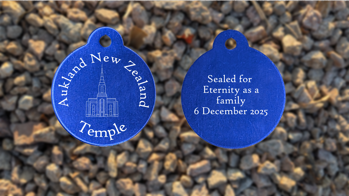 Auckland New Zealand Temple Medallion