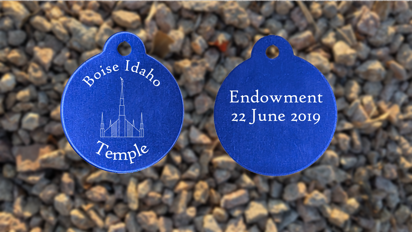 Boise Idaho Temple Medallion