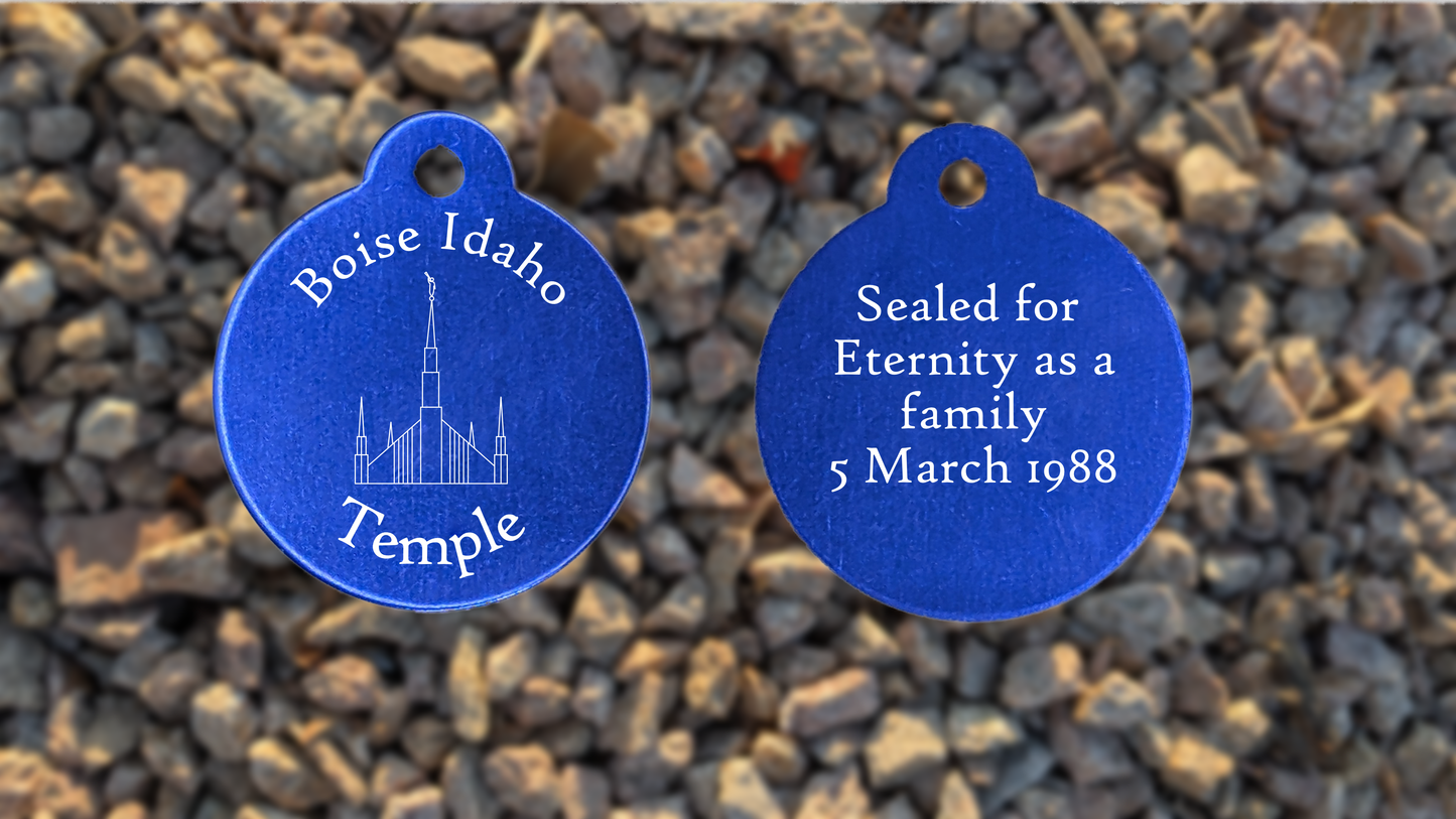 Boise Idaho Temple Medallion