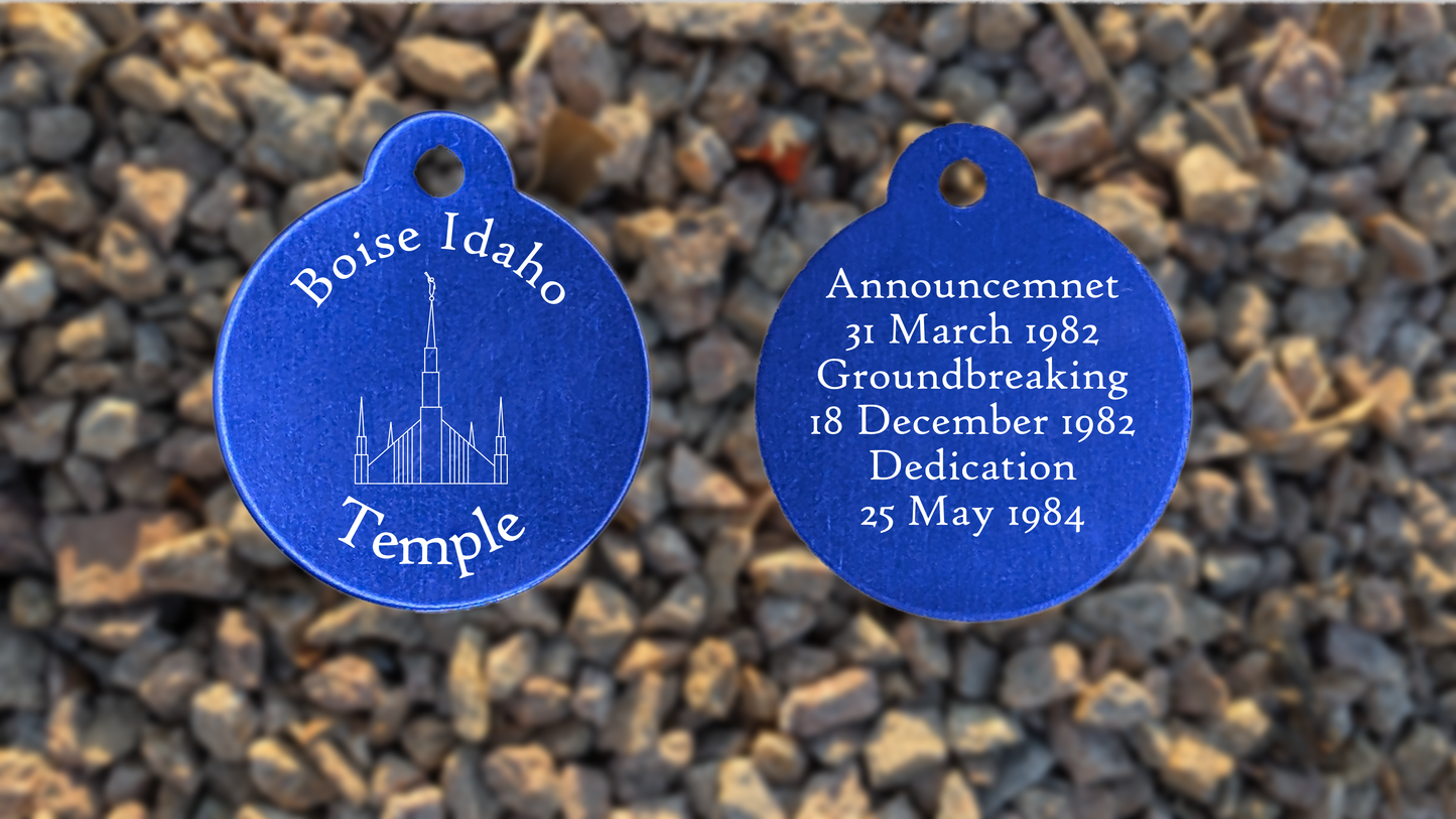 Boise Idaho Temple Medallion