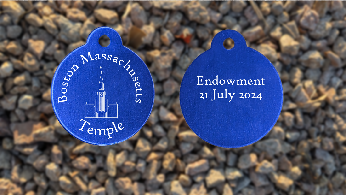 Boston Massachusetts Temple Medallion