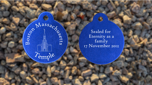 Boston Massachusetts Temple Medallion