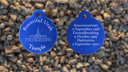 Bountiful Utah Temple Medallion