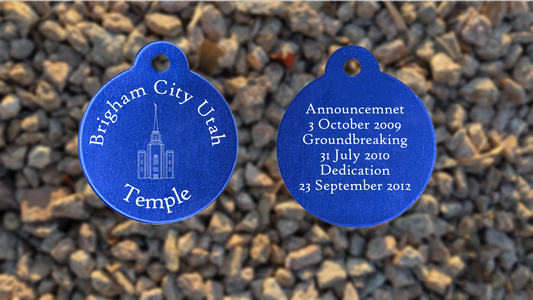 Brigham City Utah Temple Medallion