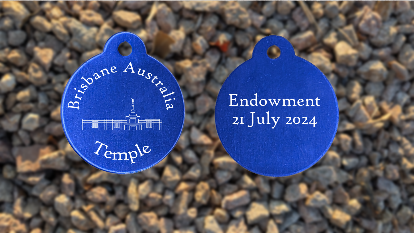 Brisbane Australia Temple Medallion