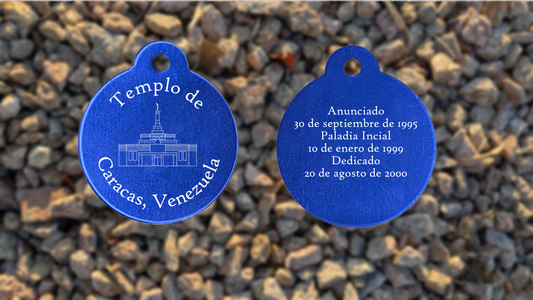 Caracas Venezuela Temple Medallion