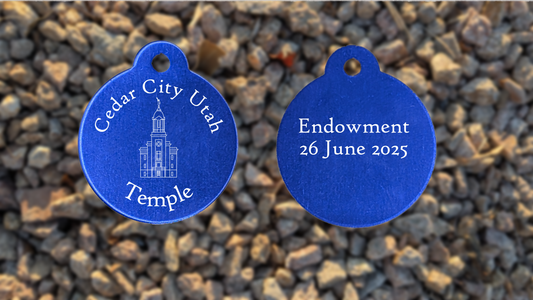 Cedar City Utah Temple Medallion