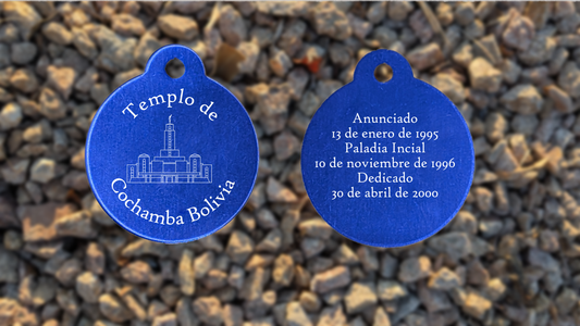 Cochabamba Bolivia Temple Medallion