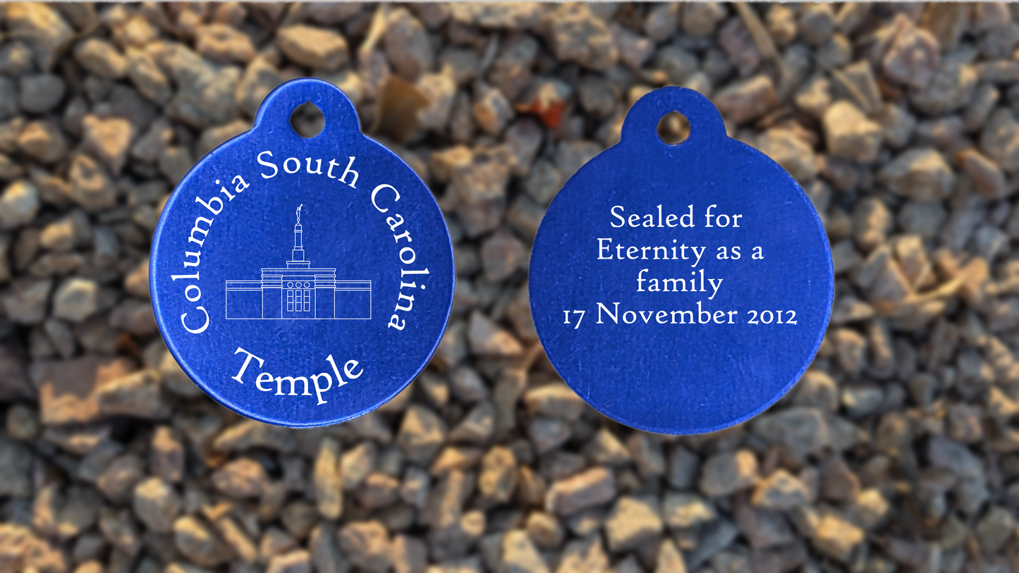 Columbia South Carolina Temple Medallion