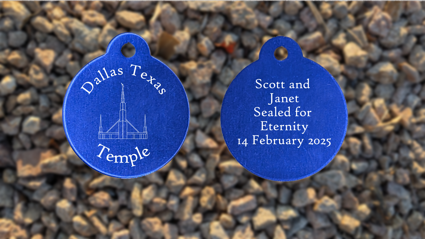 Dallas Texas Temple Medallion