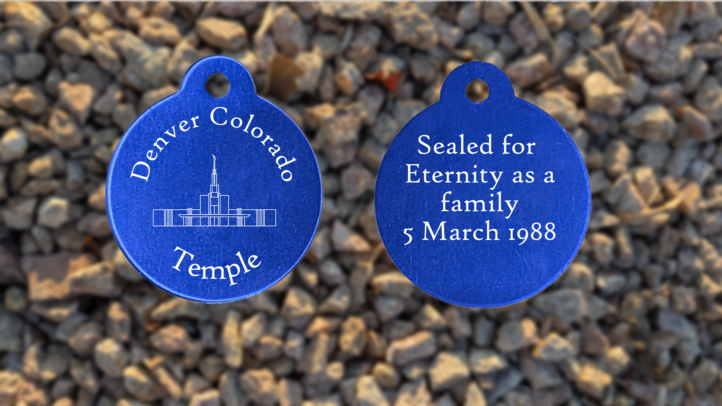 Denver Colorado Temple Medallion