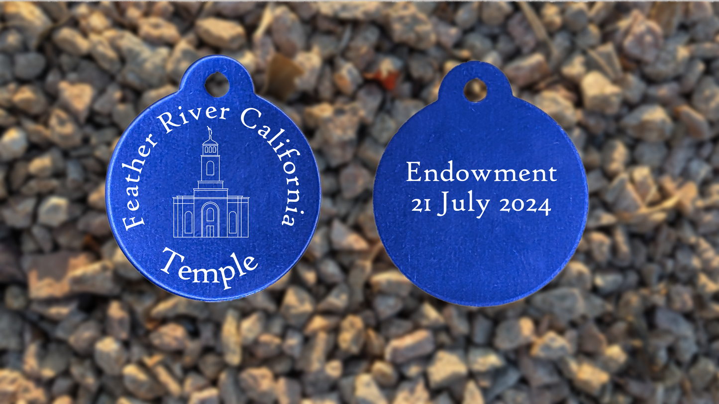 Feather River California Temple Medallion
