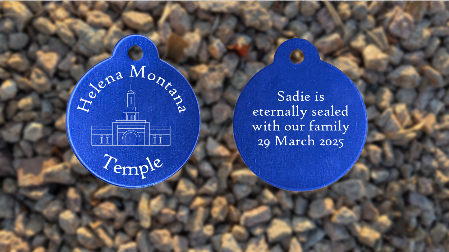 Helena Montana Temple Medallion