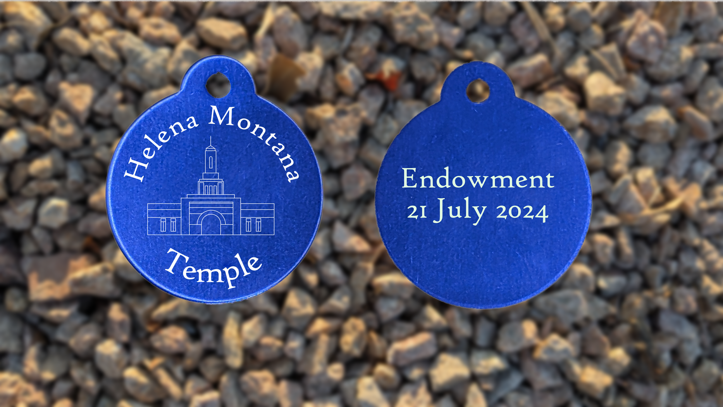 Helena Montana Temple Medallion