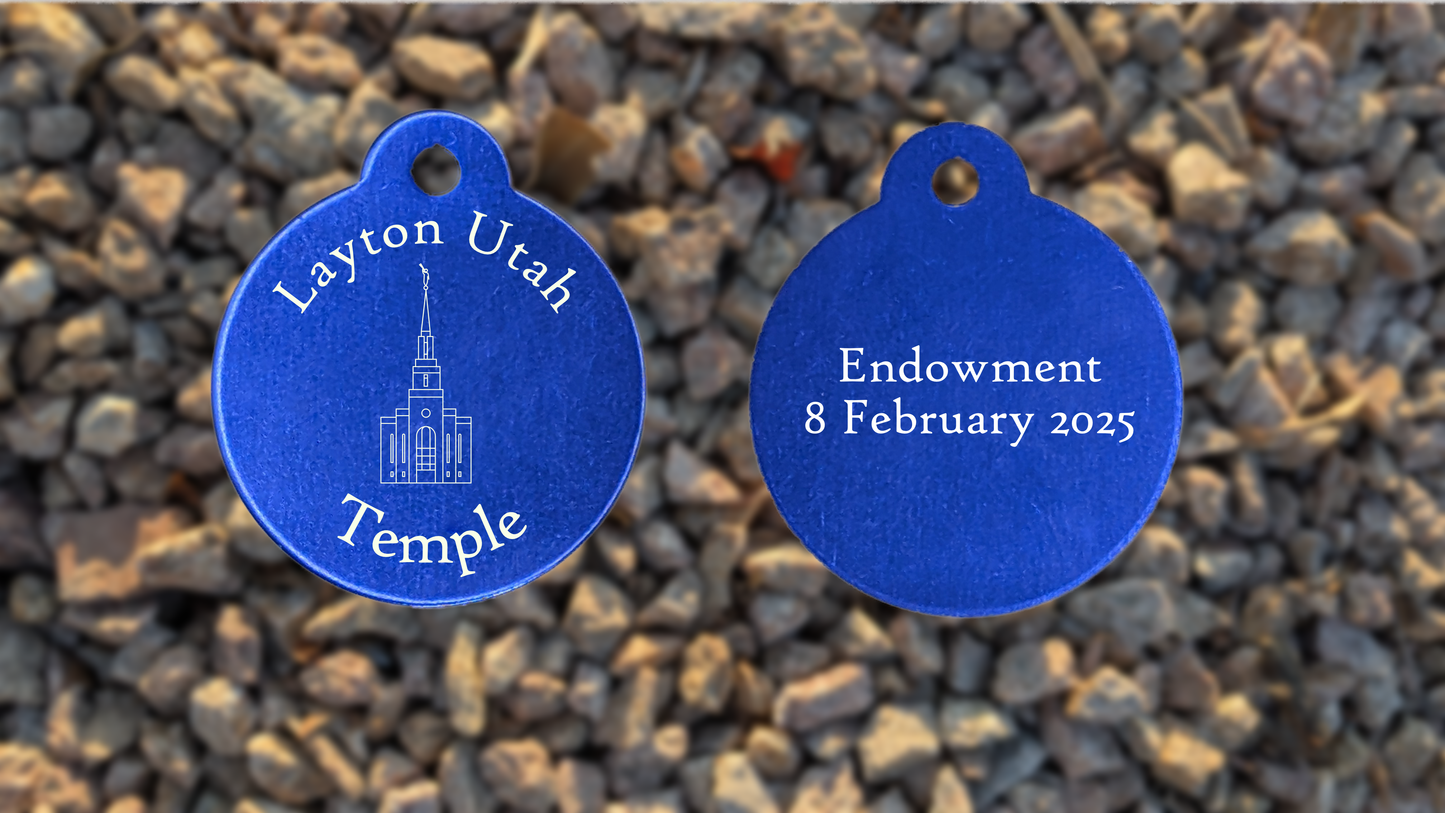 Layton Utah Temple Medallion